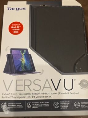 Targus Versavu - Fits IPad Air 11-inch Case in Black NEW